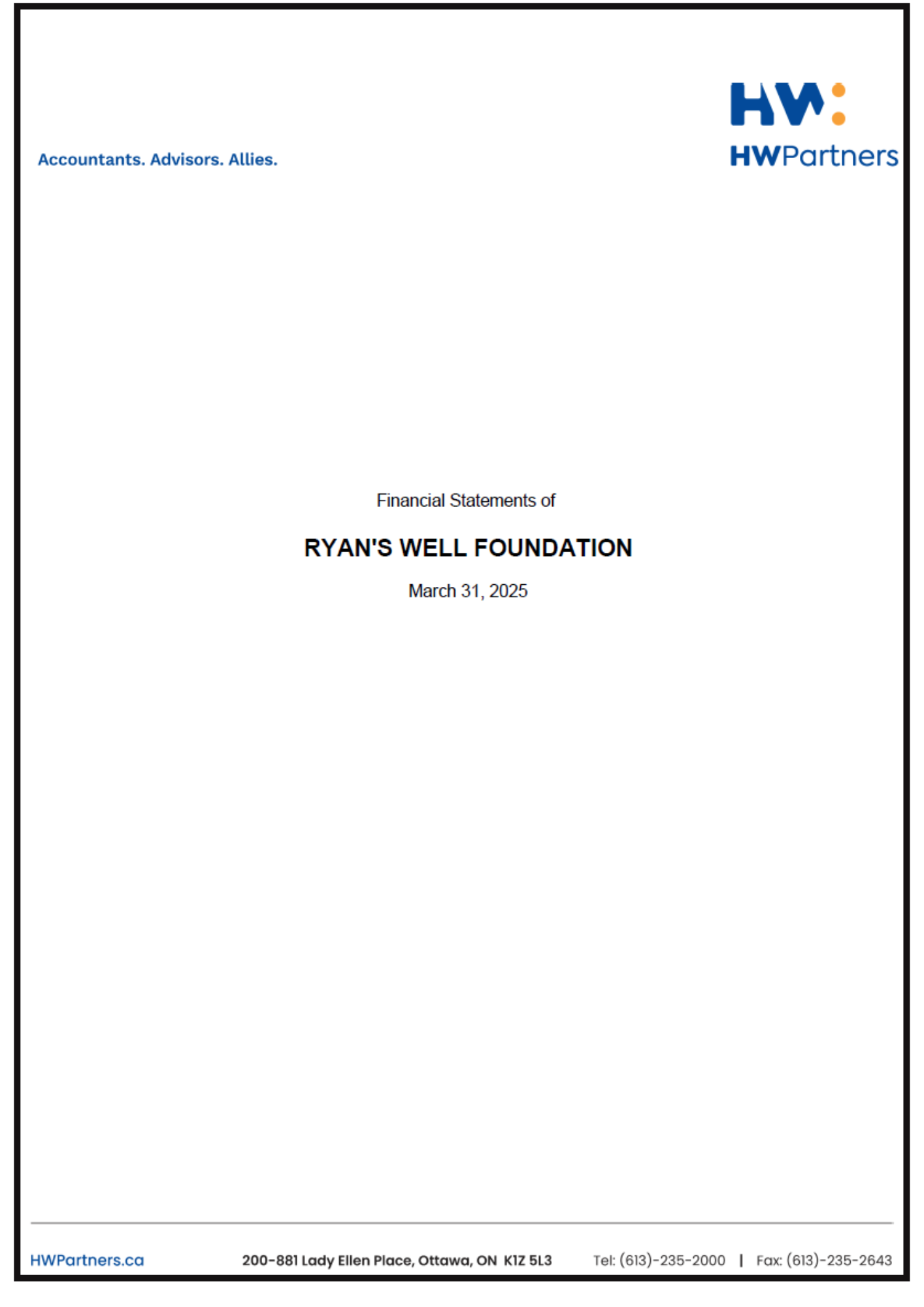 2024/25 Financials Image