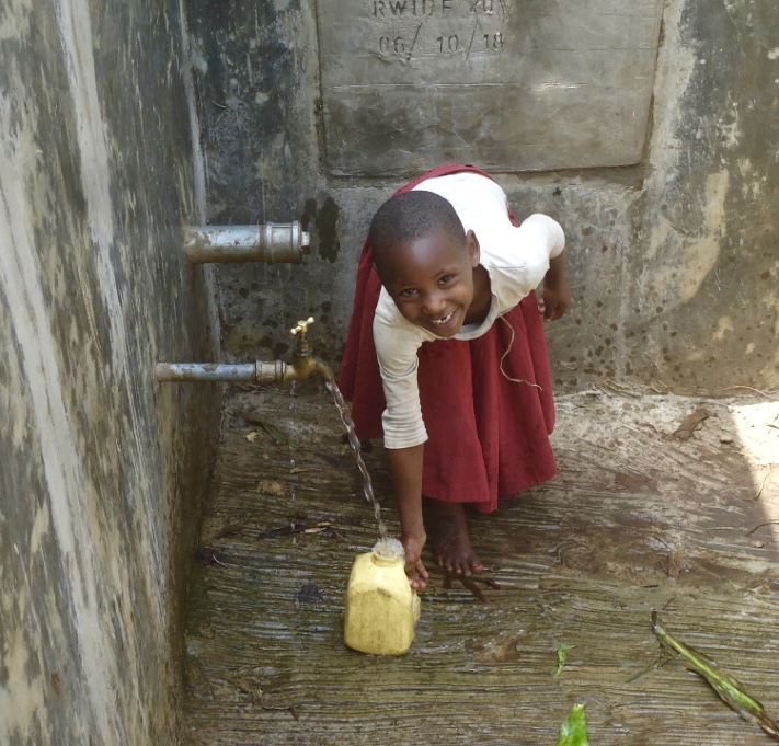 Linet fetching water