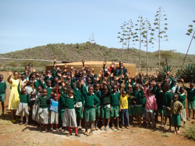 Kenya School Ryan's Well Challenge 2017/2018 Students celebrate receiving clean water